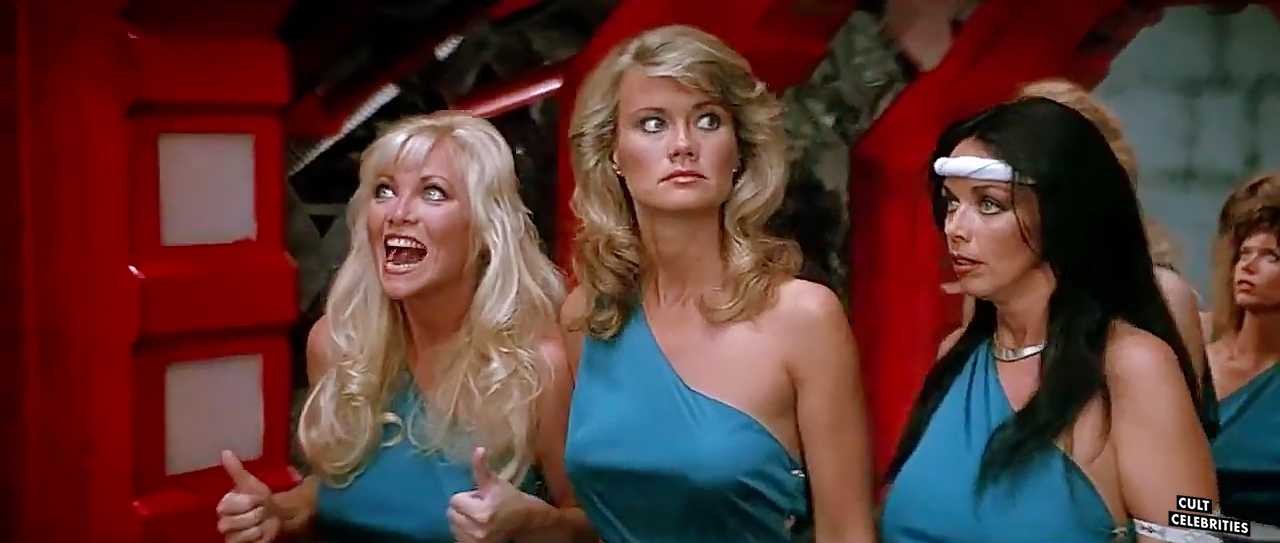 Angela Aames, Raven De La Croix and Melanie Vincz in The Lost Empire (1984)