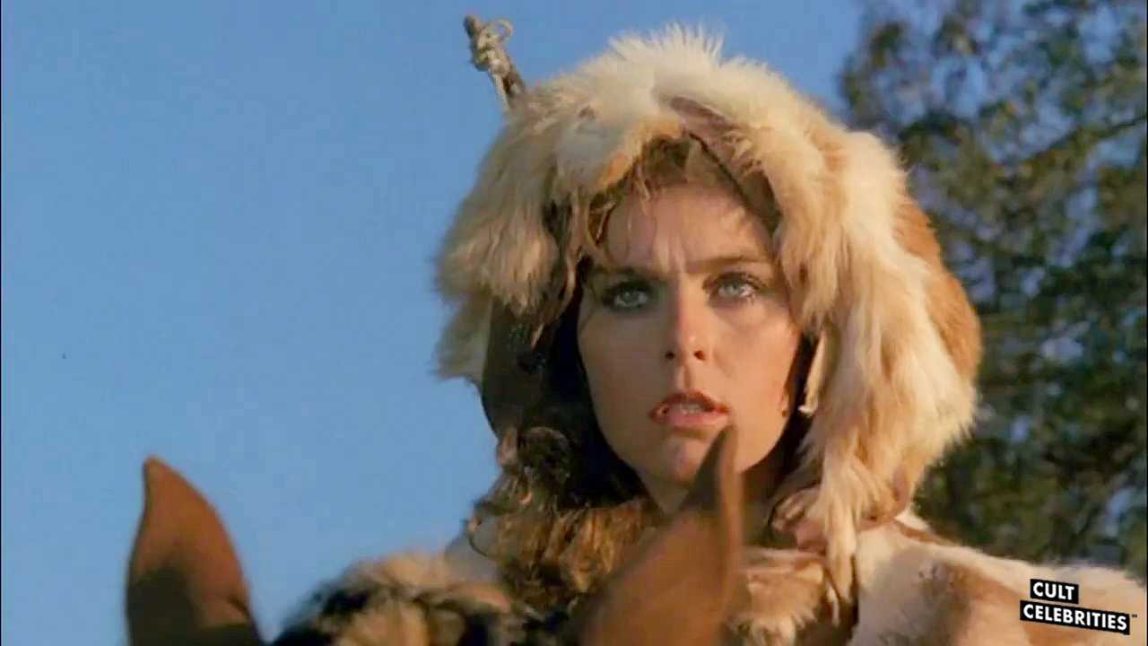 Katt Shea as Estrild in Barbarian Queen (1985)