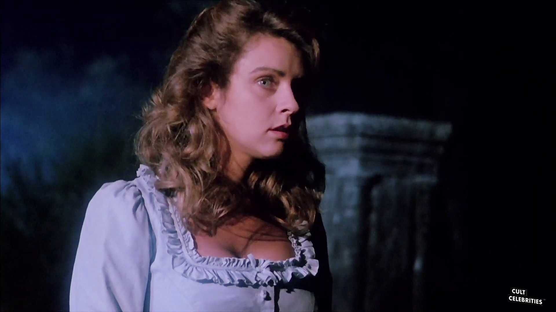 Gail Thackray (also known as Gail Harris) in The Haunting of Morella with Lana Clarkson, Debbie Dutch and Maria Ford.
